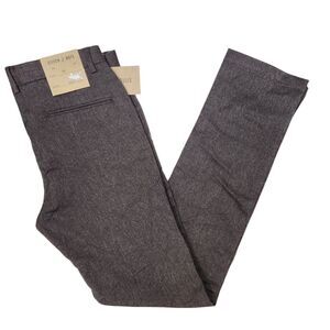 NEW Stitch Note Mens SNP-103 Gray Cotton Blend Slim Straight Chino Pants 31x34